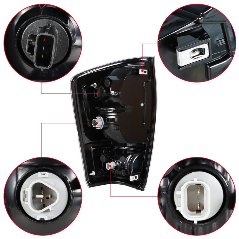 LABLT Tail Brake Light Pair Driver+Passenger Replacement for 2016 2017