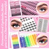 Individual Lashes with Tools, 1 Set Natural Look Eyelash Extensions,