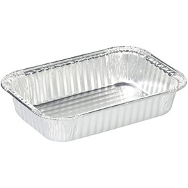 TRUSCO SS1319B2 Disposable Aluminum Containers, Shallow Shape, 20 Pieces, 190CC