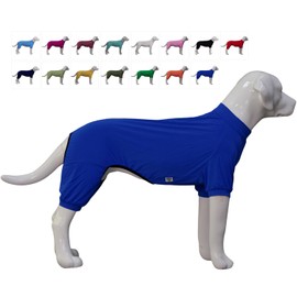 LoveLongLong Dog Jumpsuit with UV Protection and Quick-Dry Fabric for Spring Summer Pet Pajamas Royel Blue XS