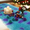 1 Pcs Monster Party Table Runner Furry Monster Design Runner