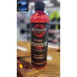 renegade rebel red forged billet wheels metal polish aluminum show shine new