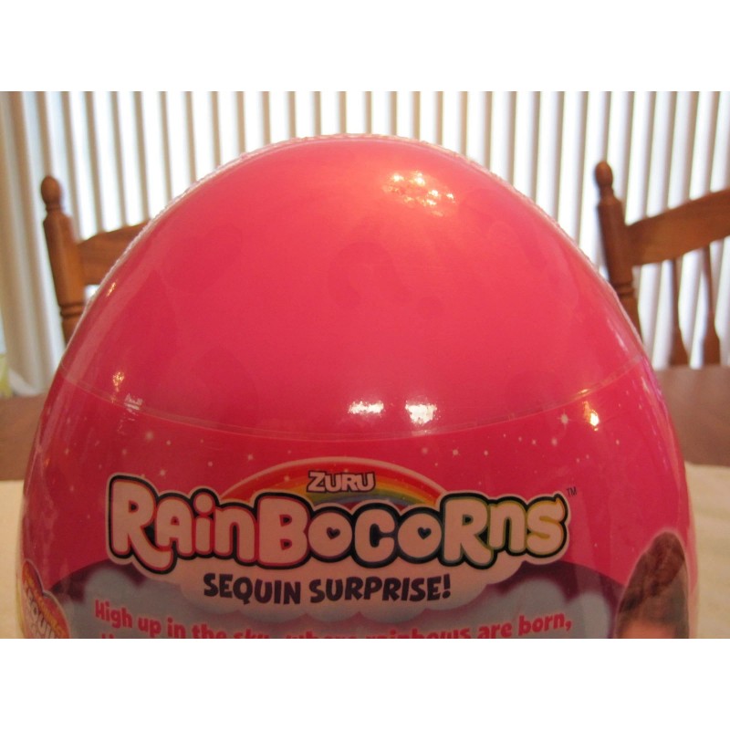 ZURU 2018 ZURU RAINBOCORNS SILVER SEQUIN SURPRISE YELLOW HORN--NEW--FAC