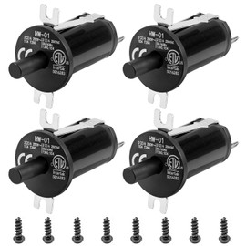 4 Pack Hopper Lid/Door Switch Kit, 9904190041 Replacement Part for Masterbuilt Gravity Series 560/800/1050 XL, Digital Charcoal Grill + Smokers, Including 8Mounting Screws