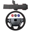 SUNBREATH Compatible with Hand Sewn Steering Wheel Cover for Honda