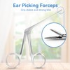 Ear Cleaning Forceps Ear Wax Removing Removal Forceps Serrated Jaws