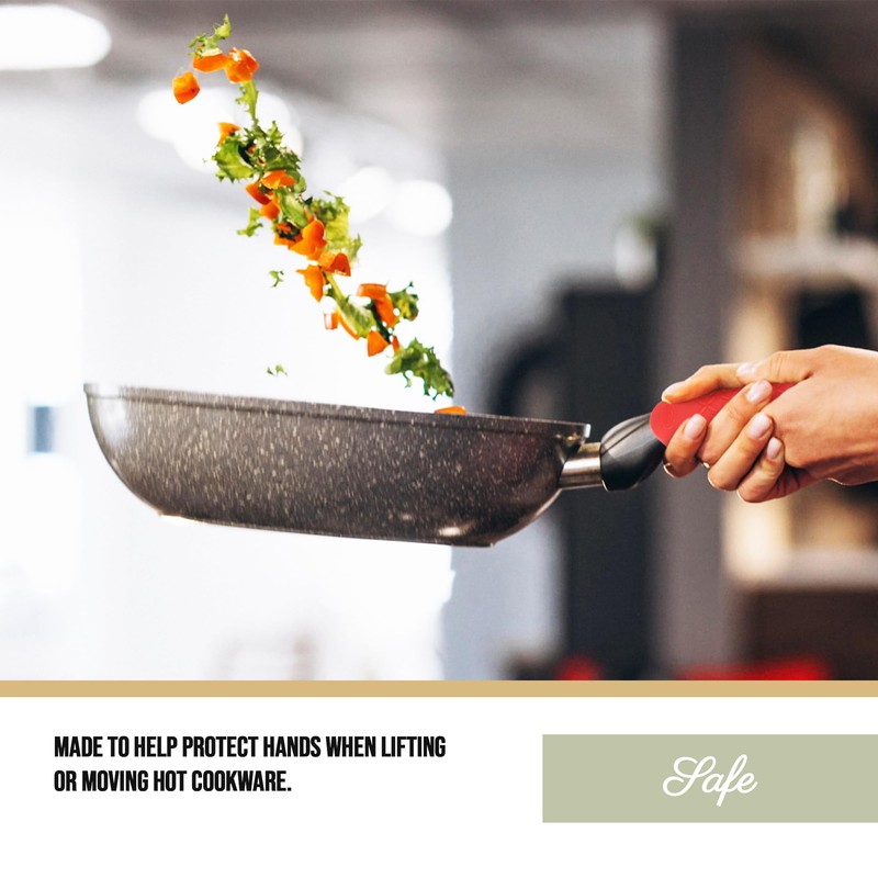 Trudeau Silicone Stay Cool Handle Grip (Colors May Vary)