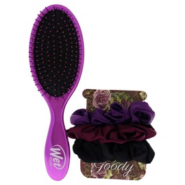 Wet Brush Wild Botanical Scrunchie Kit - Rose 4 Pc