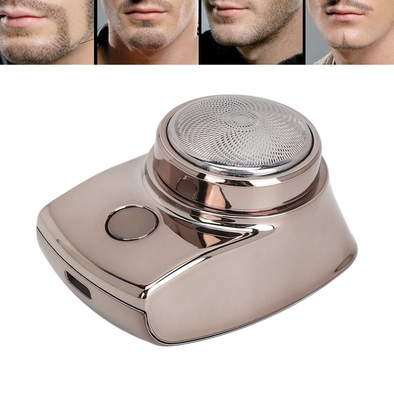 Electric Mini Beard Trimmer USB Rechargeable Floating Head Precise Trimming