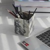 Genuine Calacatta Viola Marble Toothbrush Holders for Bathroom, Natural Marble