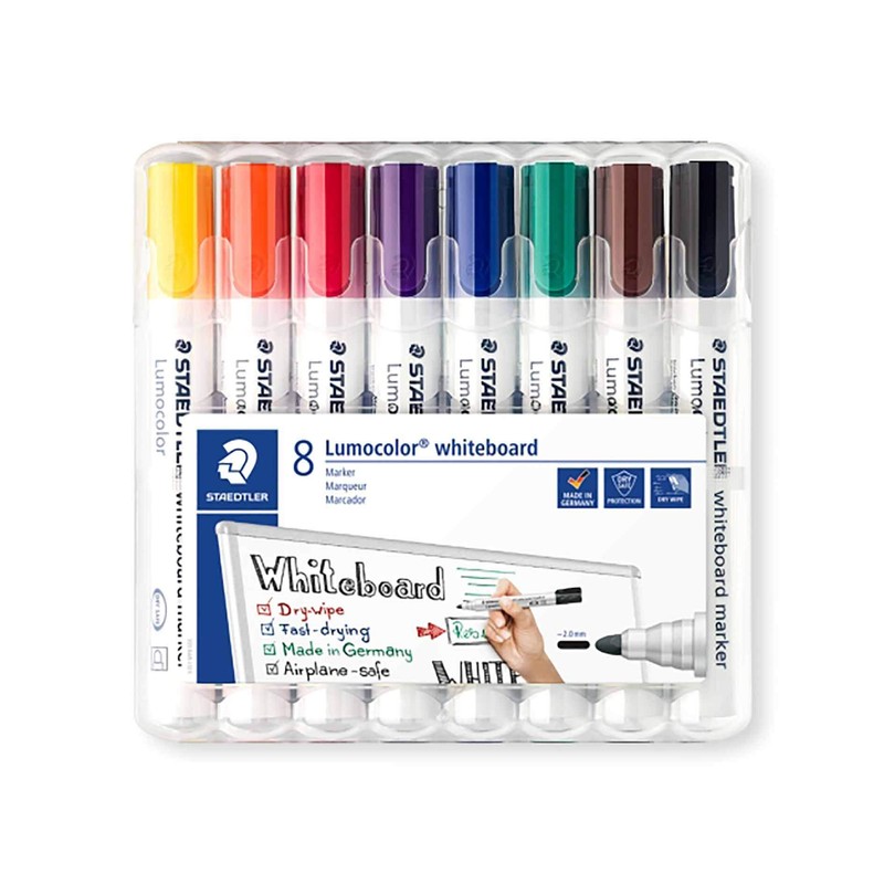 Staedtler Lumocolor Whiteboard Marker Pack of 8