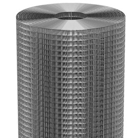 Dynabyte Hardware Cloth 1/2 inch 48 x 100 ft 19 Gauge Galvanized Welding WeldedChicken Wire Fencing, Wire Mesh Roll, Garden Fence，Chicken Coop, Rabbit Hutche