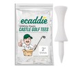 ECADDIE Plastic Castle Graduated Golf Tees (Pack of 50) -
