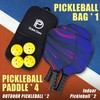 DULCE DOM Pickleball Paddles Set of 4, USAPA Approved Pickleball