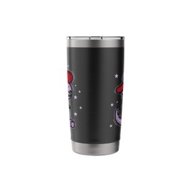 Dino with Fire Fighter Helmet Stainless Steel Insulated Tumbler