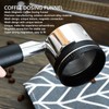 Coffee Magnetic Dosing Funnel Aluminum Alloy Anti Flying Coffee Powder