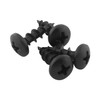 #10 x 5/8" Deep/Coarse Thread Phillips Pan Head Screws Black