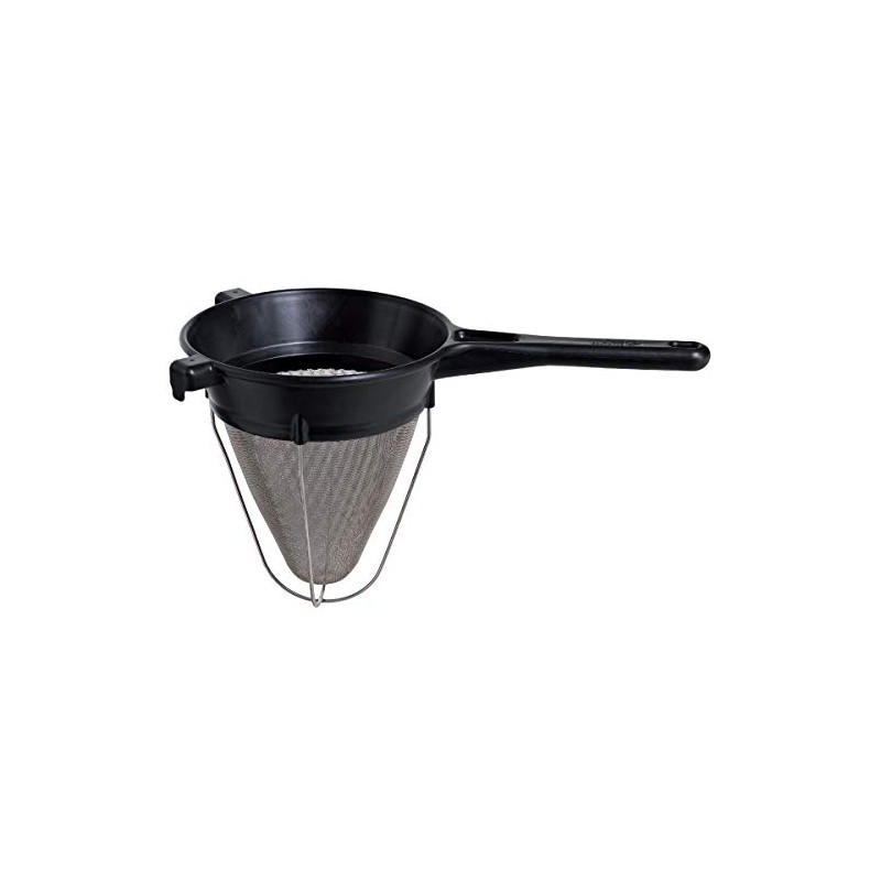 Matfer Bourgeat Professional Bouillon Strainer/Chinois with Exoglass Handle and Fine