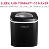 FRIGIDAIRE EFIC101-BLACK Ice Maker Machine for Countertop, 26 lbs, Adjustable