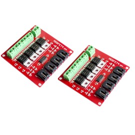 2pcs Four Channel 4 Way MOSFET Button IRF540 V4.0 + MOSFET Switching Module