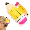 Back to School Hair Clips, Pencil Hair Clips, Yellow Resin