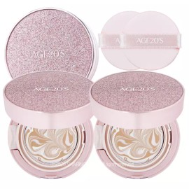 AGE20S 에이지투웨니스 에센스 팩트 더 블루밍 21호 미니 7g x2개 AGE20S Essence Pact The Blooming No. 21 Mini 7g x2