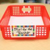 Really Good Stuff 6PK Plastic Desktop Paper Storage Basket for