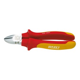 HAZET 1803VDE-22 160 mm VDE Diagonal Cutter with Protective Insulation - Multi-Colour