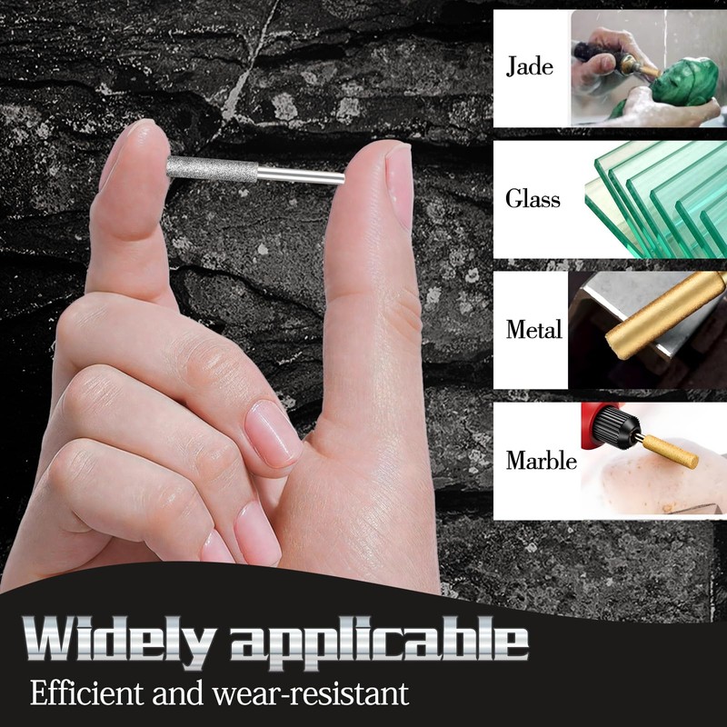 Jiozermi 30 Pcs 5/32 Inch Chainsaw Sharpening Stones Diamond Chainsaw