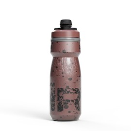 CamelBak Podium Dirt Series Chill Insulated Mountain Bike Squeeze Water Bottle Sierra Red, 21oz