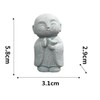 Jizo-san Osho Zen Meaning Cute Prayer Healing God Granite Religious