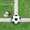2 Pares Mini Espinilleras de Fútbol PU para Adultos y