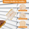 LOPYXBR 100 PCS Orange Heavy Duty Duster Refills for Swiffer