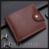 SPDTECH Men Wallet with Clip Brown PU Material 3 Credit