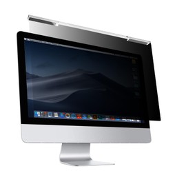 MOSISO 23-24 inch Computer Privacy Screen Protector for 16:9 Monitor, Eye Protection Frame Hanging Type Removable Anti-Scratch Acrylic Privacy Filter for Diagonal 23,23.6,23.8,24 inch PC Monitor