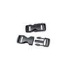 BAIWOAK Plastic Buckles Double Side Release Buckles Clips Plastic Click