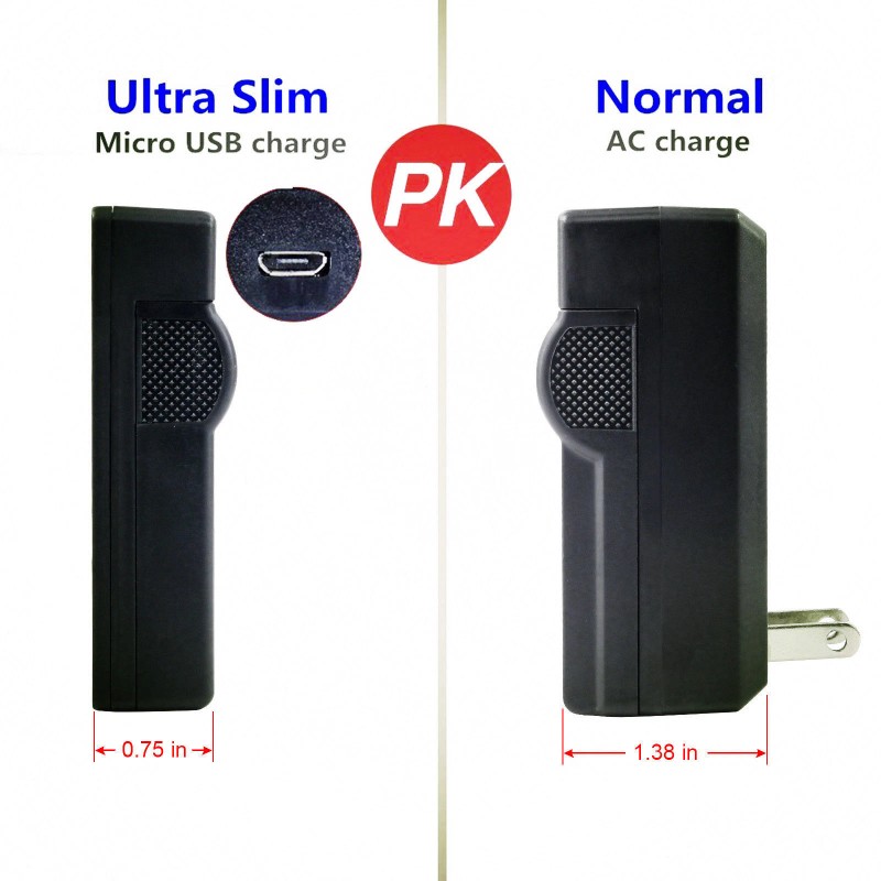 For Sony NP-FC11 Battery & Slim Charger for Sony Cyber-shot
