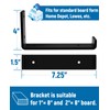 LEOPO 8 inch Shelf Bracket for DIY Floating Shelf, 1/5