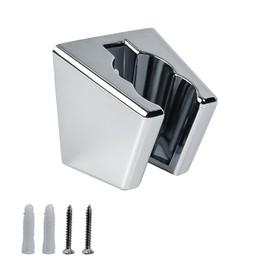 KINHARD KINHARD Duschkopfhalterung - Universelle Duschhalterung?-Doppelter Schlitz Verstellbare Duschbrause Halterung, Silber Duschkopfhalter f1r Eine Breite Palette von Duschk?pfen