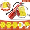 Chunful 101 Pieces Monthly Fire Extinguisher Inspection Tags 2025 to