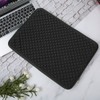 15.6 Inch Diamond Texture Laptop Sleeve Notebook Protective Case Zipper