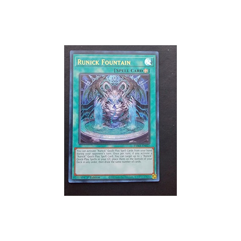 Runick Fountain - TAMA-EN027 - Tactical Masters - Ultra Rare