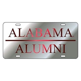 Alabama Crimson Tide Tag (LASER SIL/CRIM ALABAMA ALUMNI)