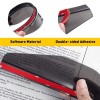 Sun 2x Black Car Rear View Side Mirror Rain Board