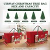 UIRWAY Christmas Tree Storage Bag- Fit for 7.5ft Artificial Trees,