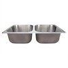 RecPro RV Double Bowl Kitchen Sink | 27" x 16
