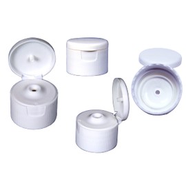 Flip Top Lids Pack of 25 | For Water Bottles with 28 mm Cap | Hinged Lid | Water Bottle | Leak-Proof | Sports Cap | for Cosmetics and Food Products | Car and Cycling