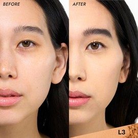 COVER FX Pressed Mineral Foundation - Shade L3 - Weightless Powder Foundation - Buildable Light to Full Coverage - Matte Finish - All Skin Types