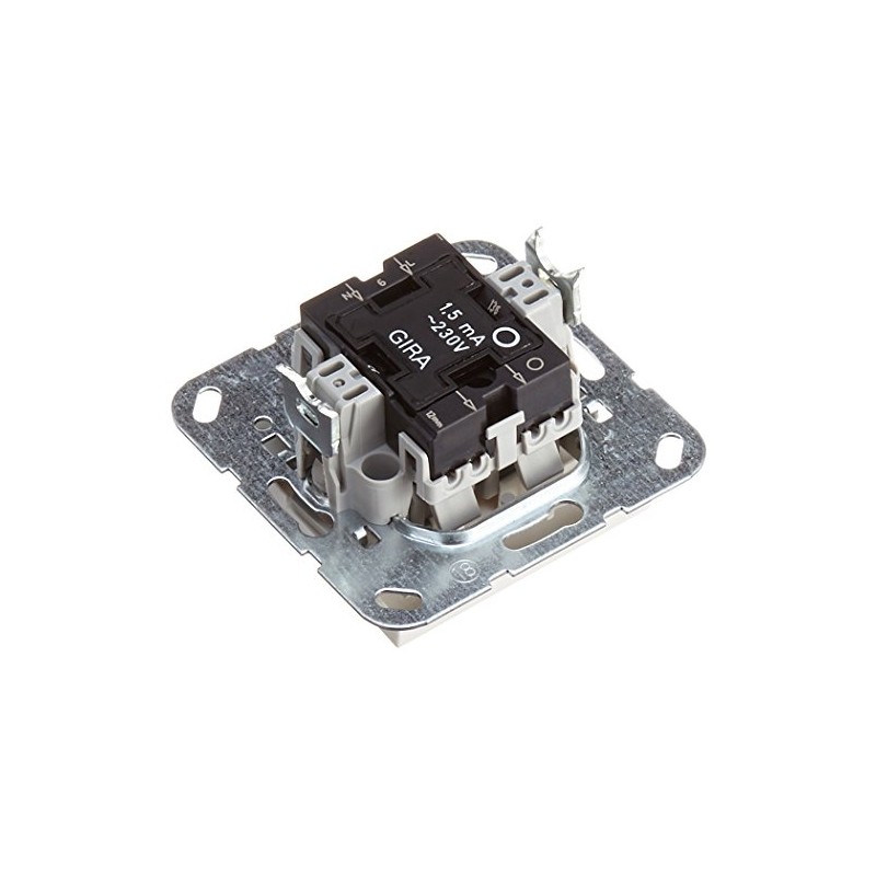 Push button toggle switch, system 55, pure white, matte, 013603,