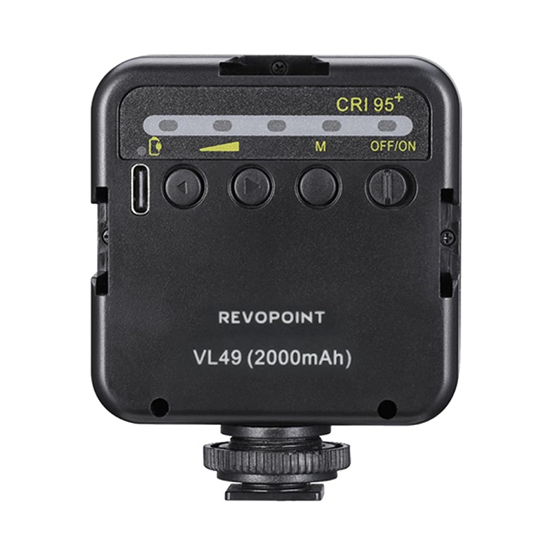 Revopoint LED Light, Video Light, Brightness Adjustable, Compact, Camera Light,
